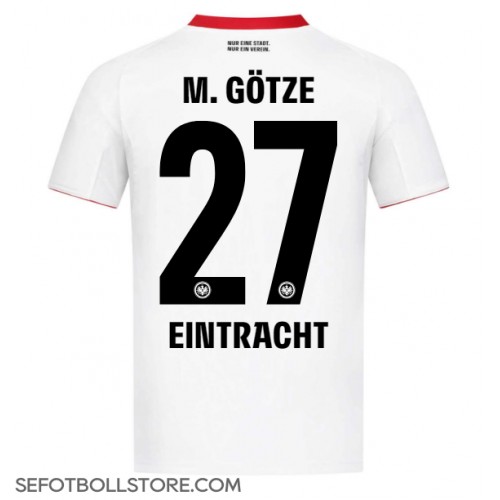 Eintracht Frankfurt Mario Gotze #27 Replika Bortatröja 2025-26 Kortärmad Eintracht Frankfurt Mario Gotze #27 Replika Bortatröja 2025-26 Kortärmad